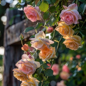 Mixed Color Climbing Rose Seeds - Vibrant Vertical Garden Blooms