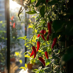 Buy 2 Get 1 Free Hot Red Chili Pepper Seeds – Long Cayenne Type, Spicy, Heirloom, Non-GMO, Easy to Grow, Great for Drying or Cooking