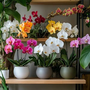 Mixed Color Phalaenopsis Orchid Seeds | Rare Butterfly Orchid | Indoor Flowering Plant | DIY Orchid Grow Kit