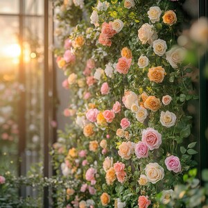 Mixed Color Climbing Rose Seeds | Colorful Trailing Rose Vines ...