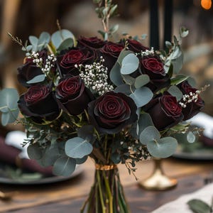 Black Baccara Rose Seeds | Rare Dark Red Rose | Elegant Gothic Garden Flower | Cut Flowers | Perennial Shrub