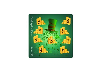 St Patrick's Day Scratch Off Saving Challenge
