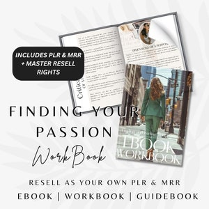 Finding Your Passion eBook with Full PLR and MRR | eBook For Coaches & Individuals | Canva PLR Guidebook | Career Lead Magnet | Editable