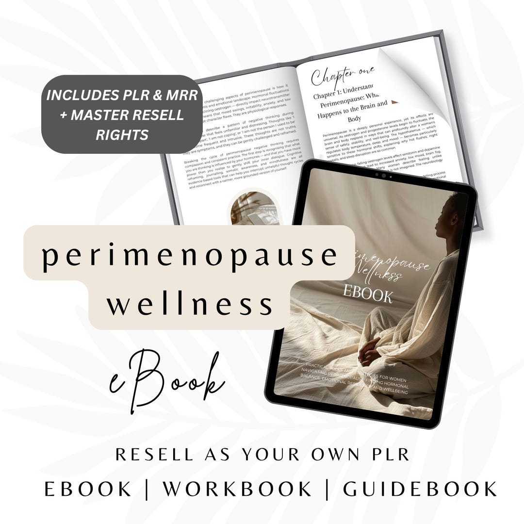 Perimenopause Wellness Ebook | Canva Template | Hormonal Balance, Mood ...