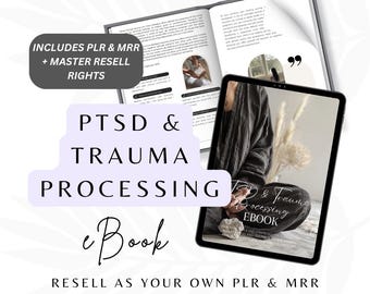 PTSD and Trauma Processing eBook | Canva Template | Master Resell Rights | Mental Health Support | Lead Magnet for Coaches | PLR & MRR.