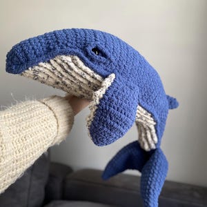 Hugo the Humpback Whale Finished Plushie