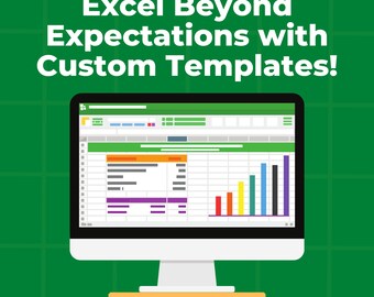 Custom Excel Spreadsheet, Custom Spreadsheet Template, Made to Order Spreadsheet