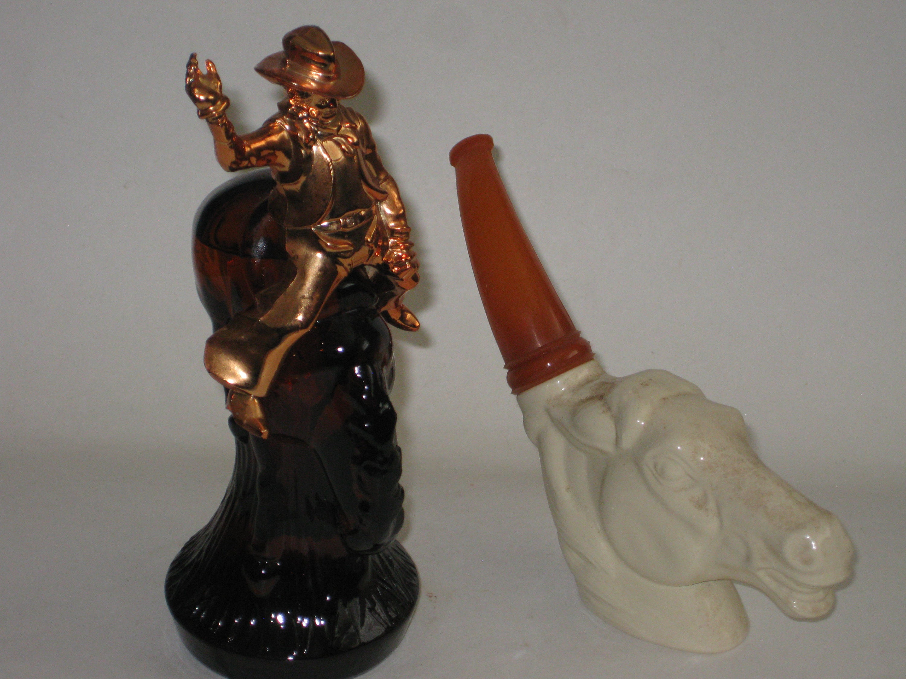 Rodeo Cowboy Bucking Bronco Wild Mustang Avon Decanters Lot - Etsy