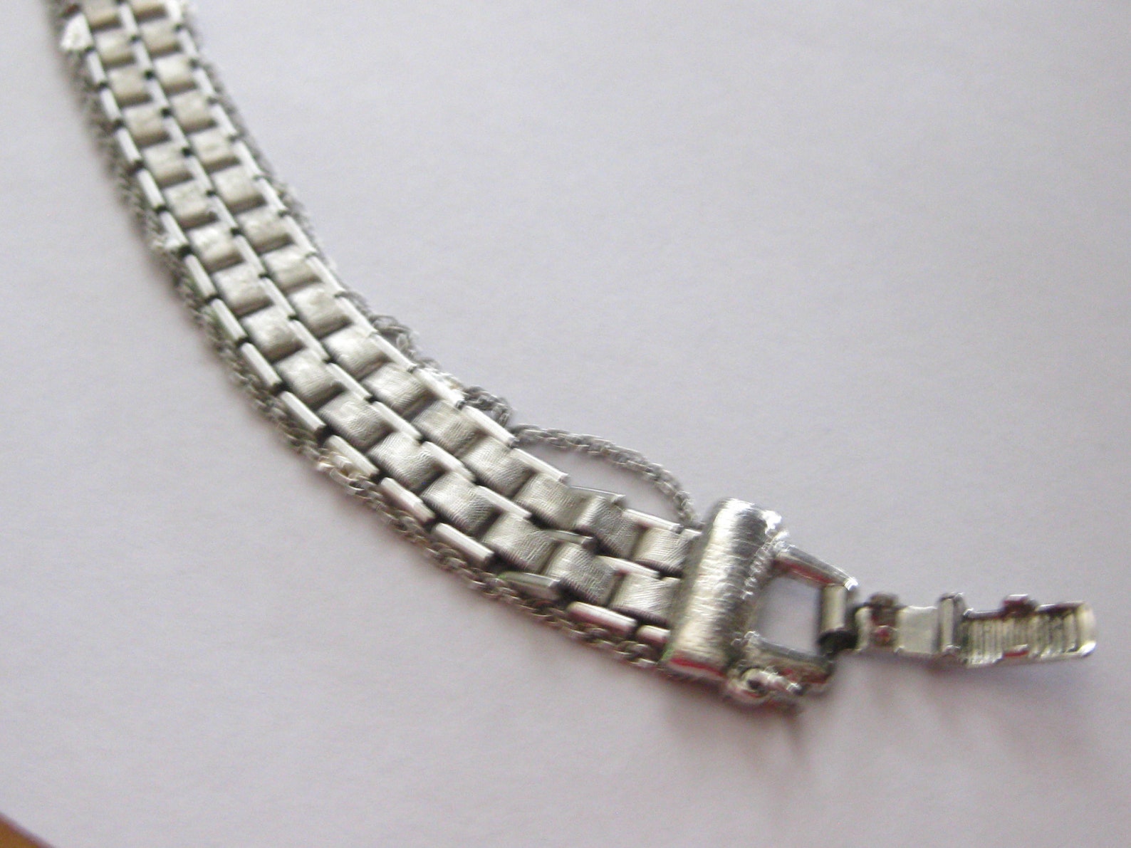 Goldette NY Bracelet Chain Link Threestrand Vintage 1970s Etsy