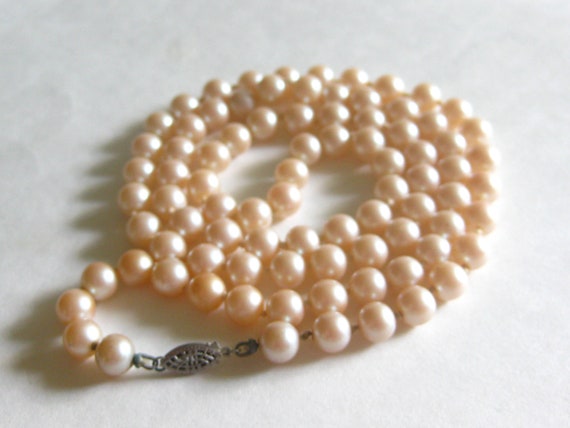 Pearl Necklace Clip Earrings Lot Vintage - image 2
