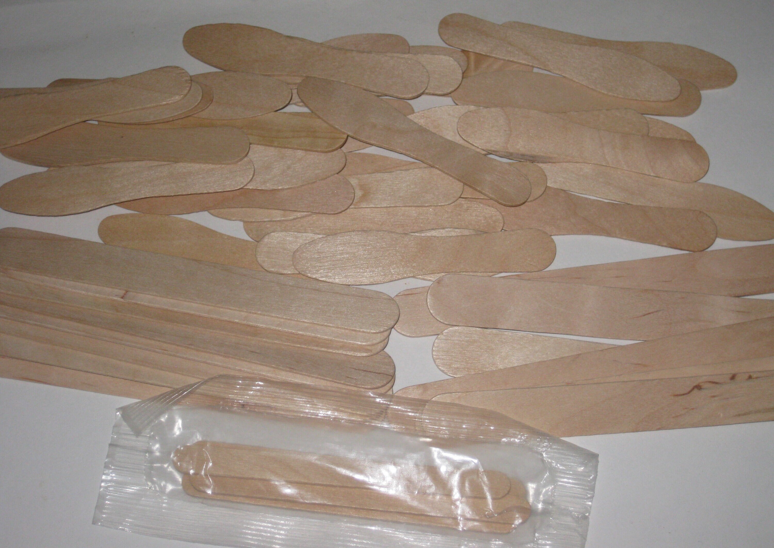 Popsicle Craft Sticks Wood Wooden Unused Old Stock Three Sizes