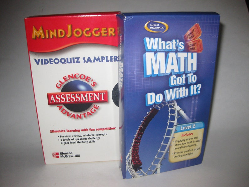 Mathematics VHS Videos Teacher's Edition Lot 2 Vintage - Etsy
