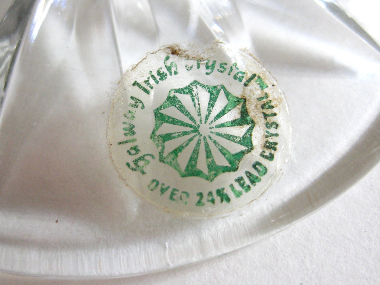 Galway Irish Crystal Candle Holders Candlesticks Vintage Clear Etsy