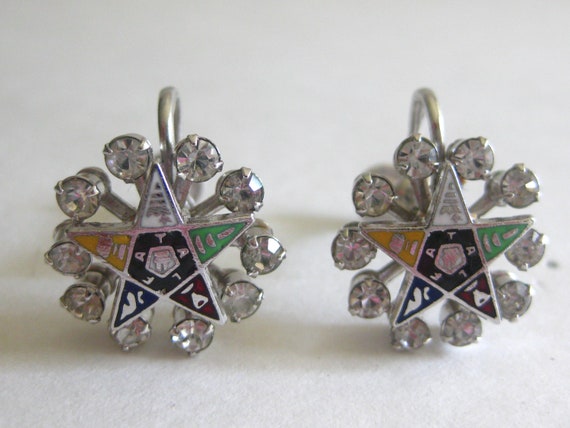 Eastern star earrings discount