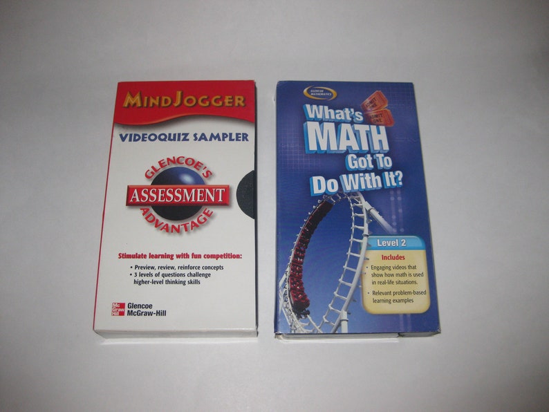Mathematics VHS Videos Teacher's Edition Lot 2 Vintage - Etsy