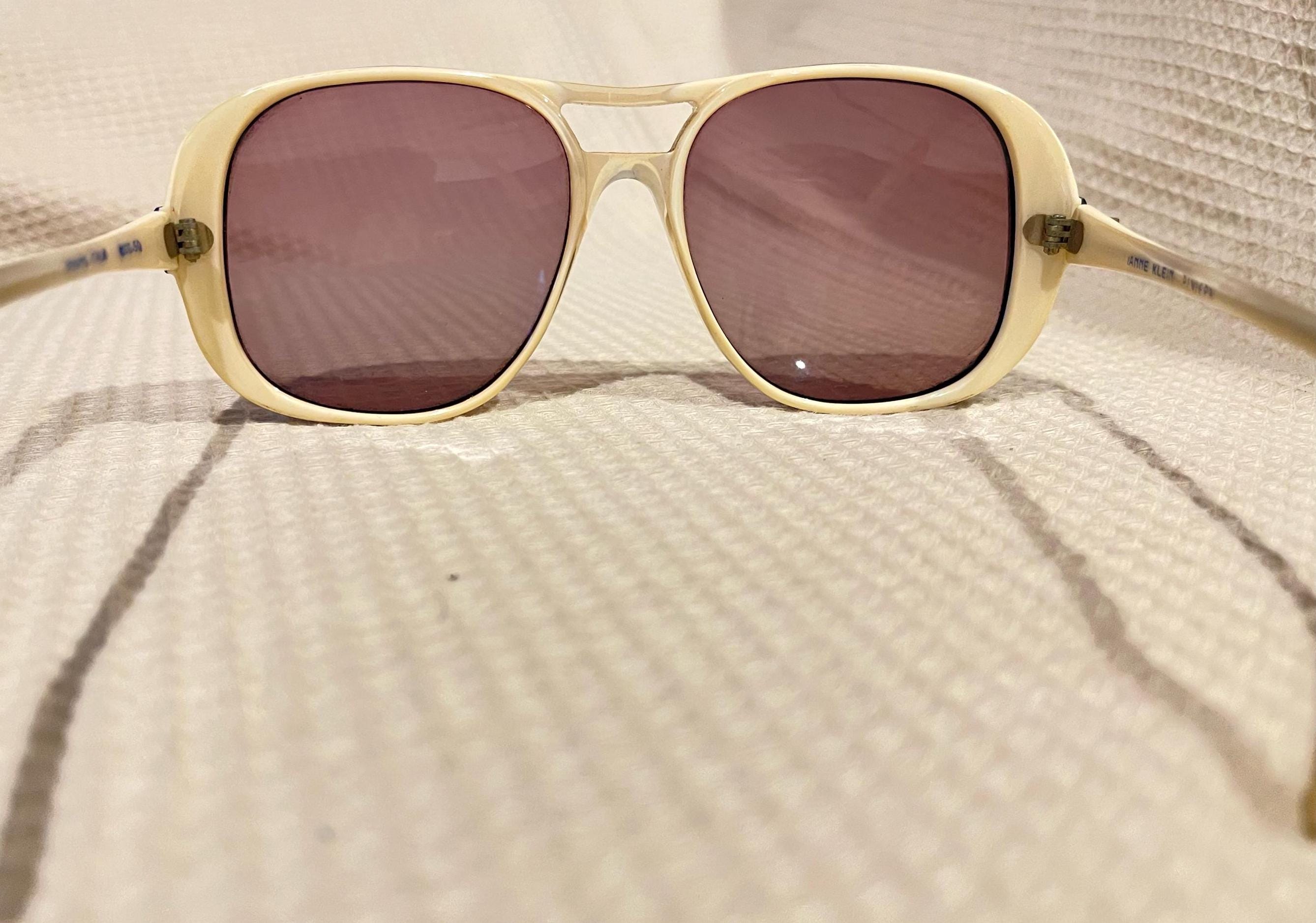 Original Vintage Sunglasses Anne Klein Riviera Mod 50 Made in Italy 1970s Retro Anne Klein 7034 Sunglasses main image 4