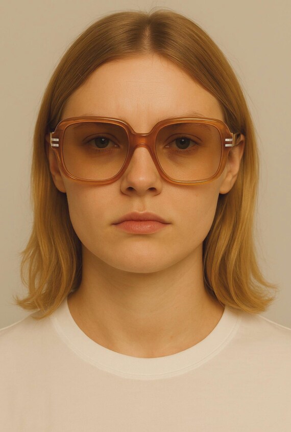 Vintage 70s Emmanuelle Khanh Sunglasses RARE Emmanuelle Khanh 112 410 16 Vintage Sunglasses W|brand New  main image 2