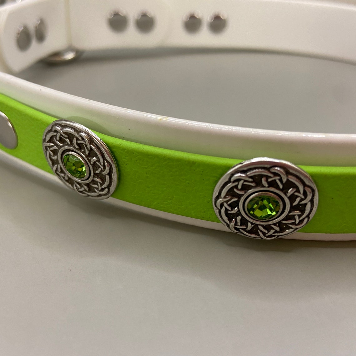 1 Wide Double Layer Biothane Dog Collar Modified Etsy