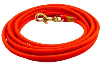 ROUND Beta Biothane(r) Coated Rope Check Cords and Leashes. Soft ...