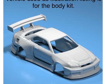 Karosseriebausatz für Hot Wheels Nissan Skyline R34 im Maßstab 1:64. Hergestellt aus Diecast-Kunstharz, Plug-and-Play-Bausatz, kein Zuschneiden erforderlich.