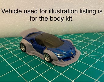 Kit de carrocería a escala 1/64 para Hot Wheels Ferrari SF90 Stradale Diecast Custom Build