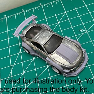 Body kit for hot wheels Toyota Supra mk4 1/64 scale Diecast custom resin builds plug and play no cutting required