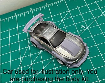 Body kit for hot wheels Toyota Supra mk4 1/64 scale Diecast custom resin builds plug and play no cutting required