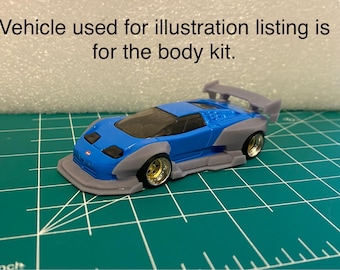 1/64 Karosserie-Bausatz für Hotwheels Bugatti EB110 SS Diecast Sonderanfertigung