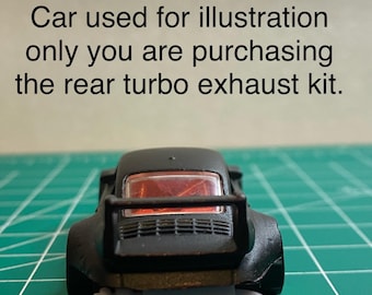 1/64 Scale Heckturbo Ausblaskit für DieCast HotWheels Sonderanfertigungen