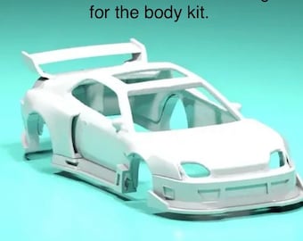 1/64 scale body kit for Hot wheel Honda prelude Diecast custom build