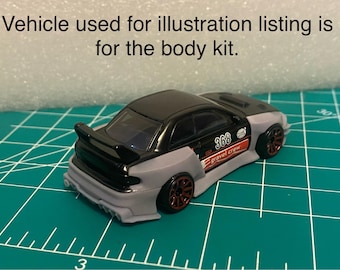 1/64 originaler Body Kit für Hotwheels Subaru Impreza 22b sti Version DieCast Sonderanfertigung