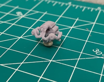 1/64 V8 Twin Turbo LS Engine 3D Resin Printed For Hotwheels Customs Tuners Etc