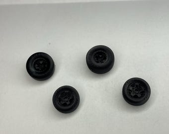 Drag racing wheels for 1/64 scale custom Diecast hot wheel build rear 11mm x 6mm front 10mm x 4mm