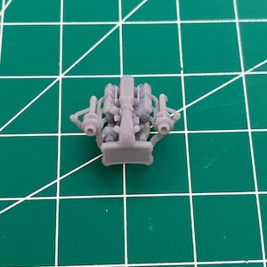 1/64 V8 Twin Turbo Engine for Diecast custom build American muscle hotwheels cars Johnny Lightning greenlight autoworld