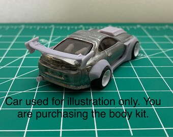 Body Kit for Hot Wheels Toyota Supra Mk4 1/64 Scale Diecast Custom