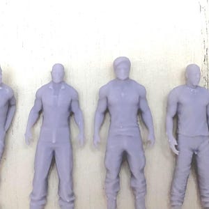 1:64 scale figures lot of 8 fast and furious characters for hotwheels diecast diorama car scene