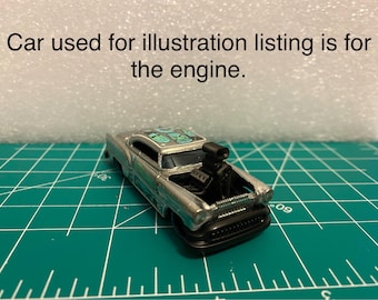 1/64 Scale Motor für Hotwheels Gasser Diecast Custom Build Autoworld Greenlight