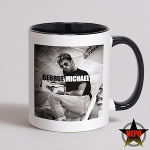 Tazza di George Michael, biglietto di compleanno di George Michael, il miglior regalo di George Michael