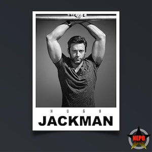 Hugh Jackman Print, Hugh Jackman Wall Art, Poster, Retro Home Decor Gift - UNFRAMED