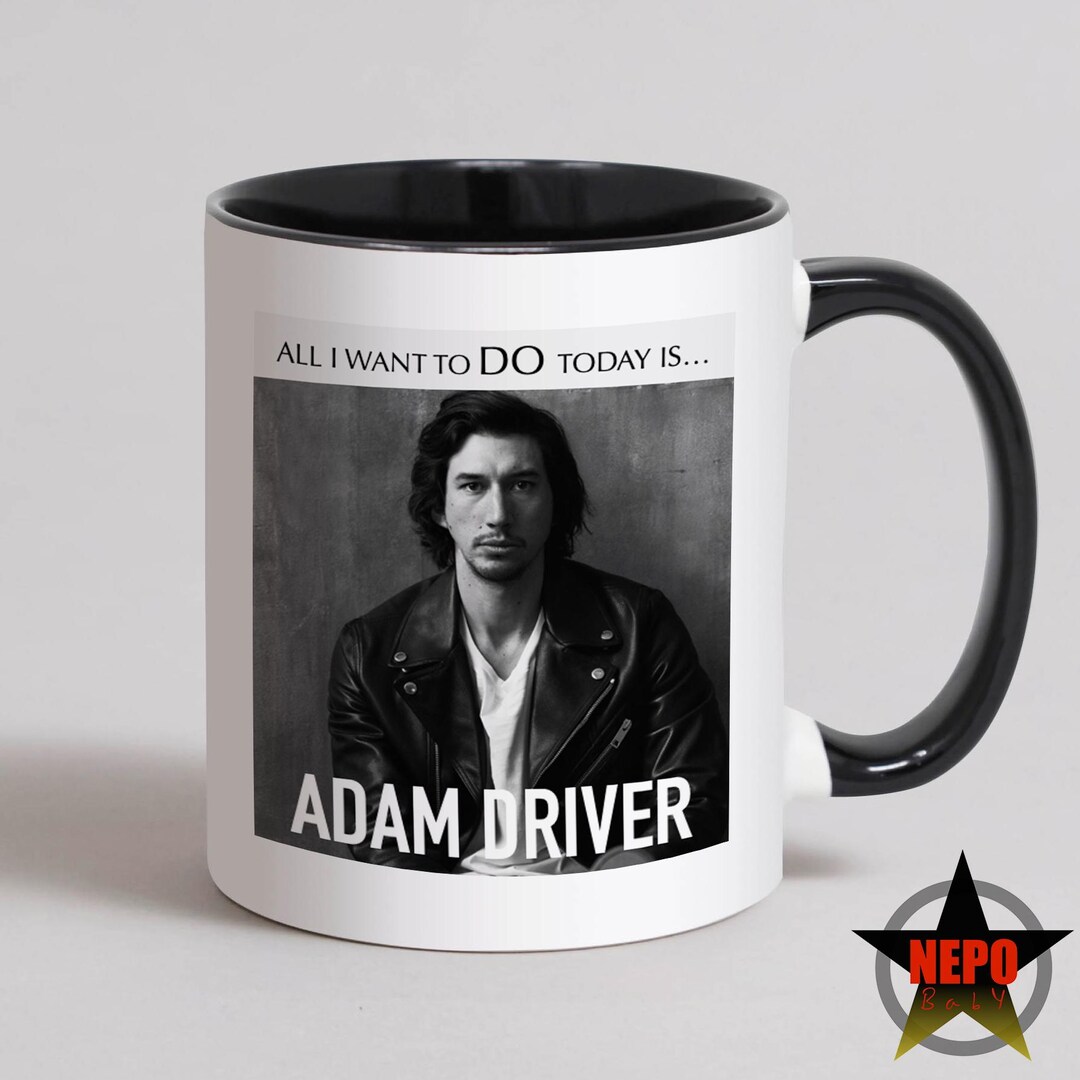 Adam Driver Mug, Cup, Adam Driver Birthday Card, Best Adam Driver Gift ...