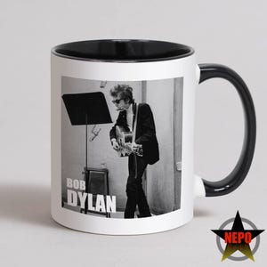Tazza Bob Dylan, biglietto di compleanno Bob Dylan, regalo per fan Bob Dylan, migliore tazza Bob Dylan