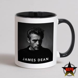 Tazza di James Dean, il miglior biglietto di auguri di compleanno di James Dean, set regalo di James Dean, rara immagine di James Dean su tazza da tè e caffè