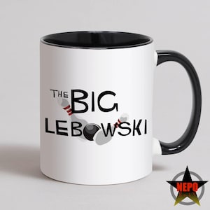 Mug The Big Lebowski, Lebowski rétro, coffret cadeau de style vintage unique - Carte d'anniversaire The Big Lebowski