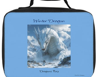 Winter Dragon Lunch Bag: Insulated Thermal Food Container