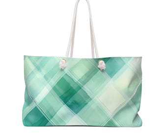 Watercolor Weekender Tote Bag: Stylish Travel Essential