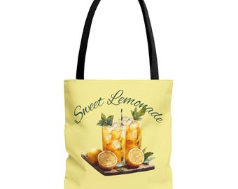 Sweet Lemonade Tote Bag: Stylish Eco-Friendly Shopper