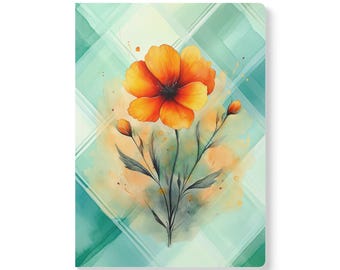 Floral Softcover Journal: Daily Planner, Note-Taking (5.75" x 8")