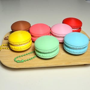 Macaron Fidget Clicker: Keyboard Switch Keychain, Stress Relief
