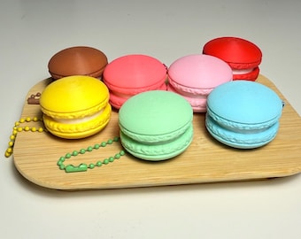 Macarons Fidget Clickers | Keychain | Clicker | Fidget | Gift | Kids | Popper | Keyboard Clicker | Party Favor | Colorful |