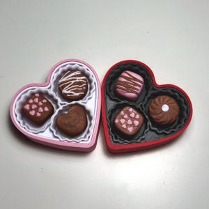 Valentinstag Herzform Schokolade Box Fidget Clicker | Geschenk für Kinder | Valentinstag | Klaviatur Clicker |  Liebe Geschenk